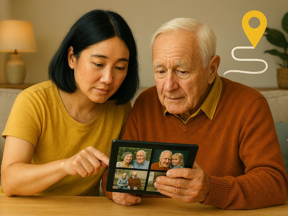 Digital life stories: Navigating together – an observation study of healthcare professionals and people living with dementia